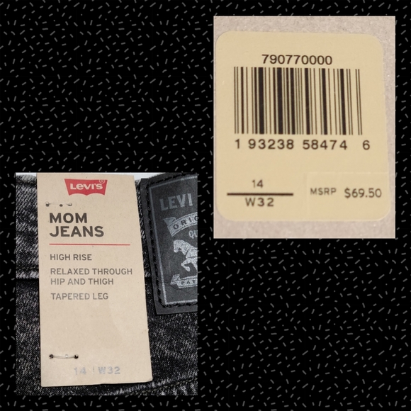 MOM JEANS HIGH RISE TAPERED LED - Picture 11 of 11